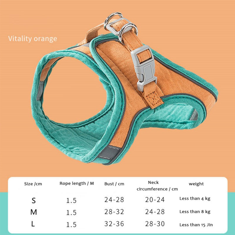 Pet Chest Vest Leash