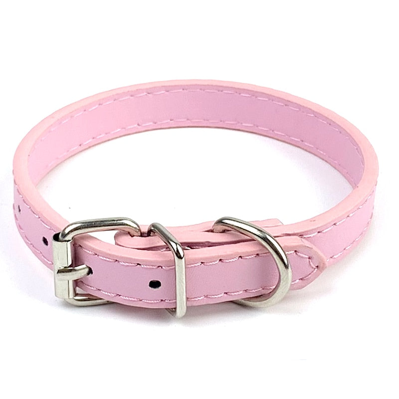 PU Leather Dog Neck Strap