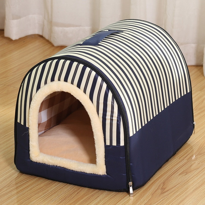 Indoor Dog House Cozy Cave Bed