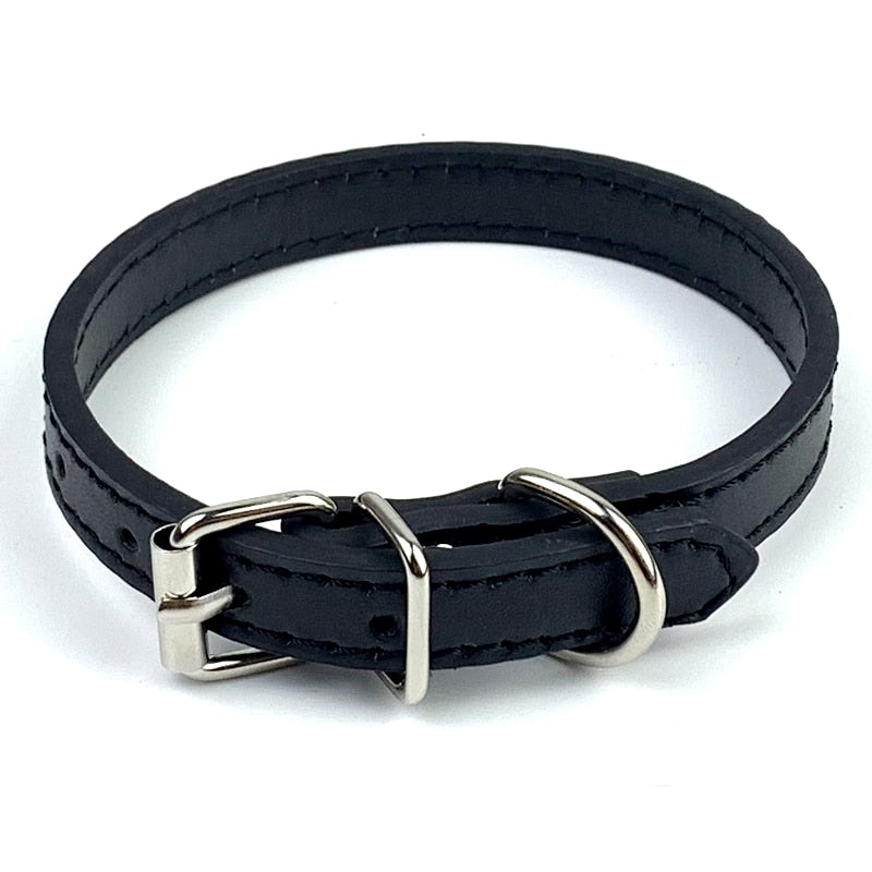 PU Leather Dog Neck Strap