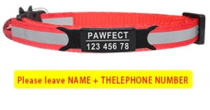 Reflective Cat Safety Buckle Collar