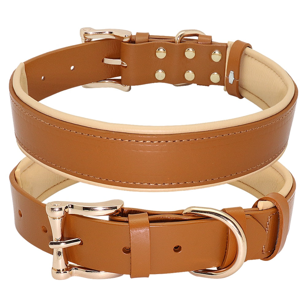 Leather Para Perro Big Dog Collars