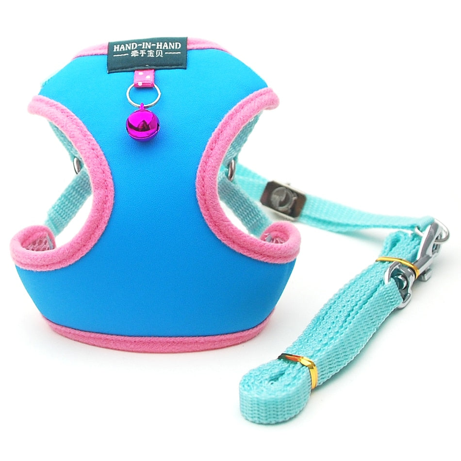 Pet Cat Harness Vest Leash