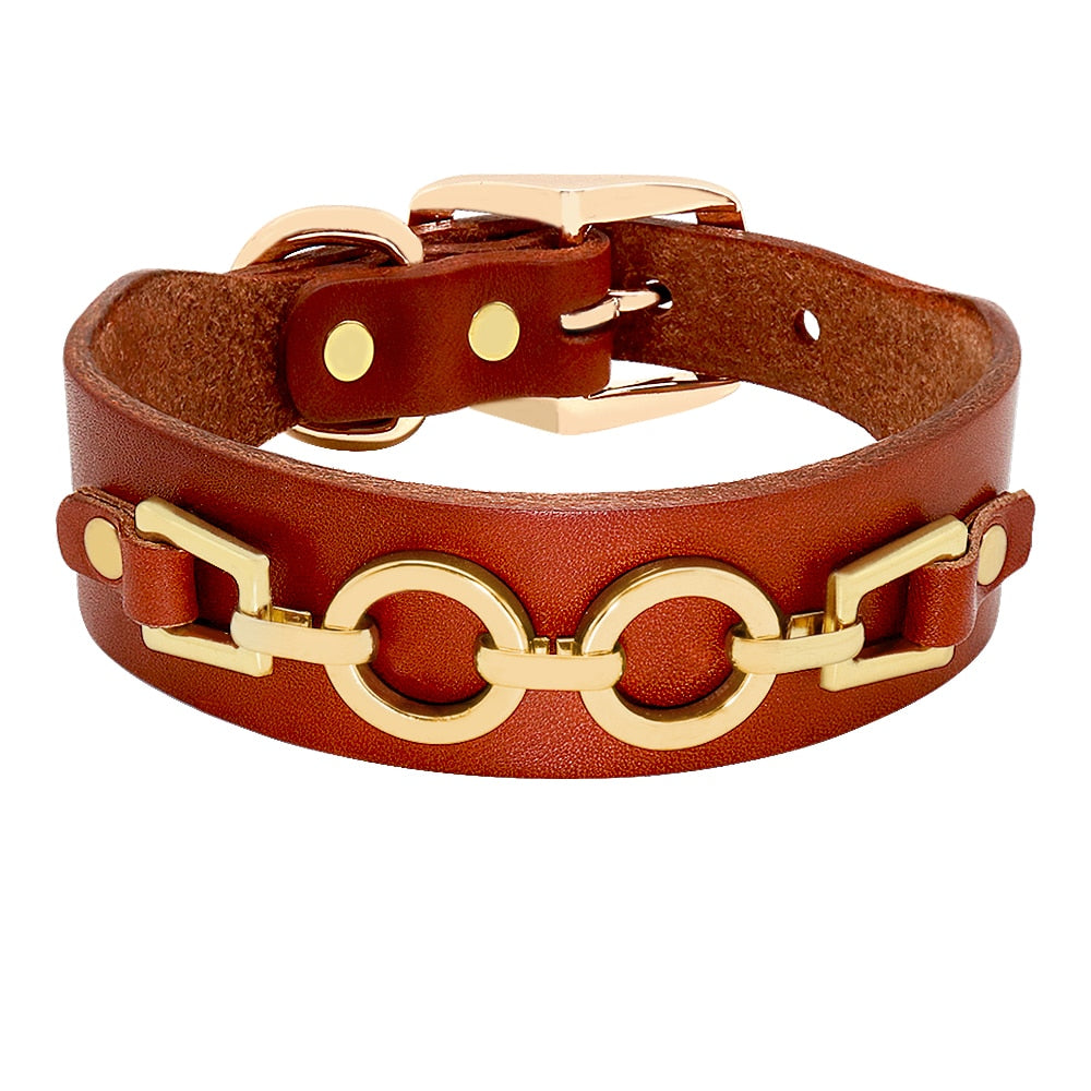 Durable Real Leather Dogs Collars