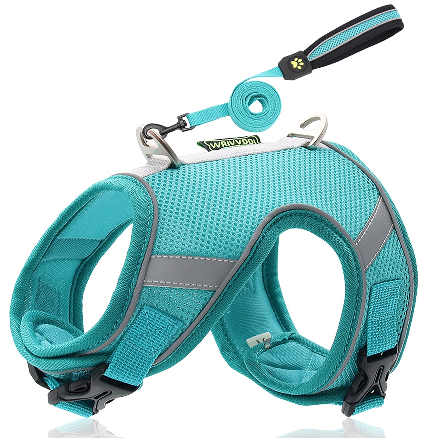 Soft Mesh Cat Leash Harness Set