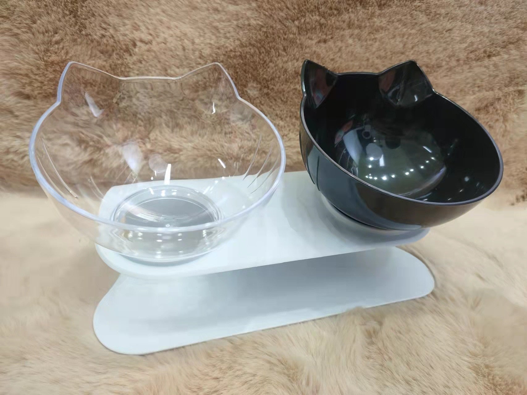 Non-Slip Double Cat Food Bowl