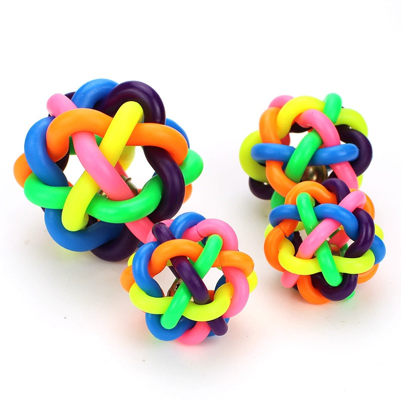 Rubber Chewing Ball Dog Toys