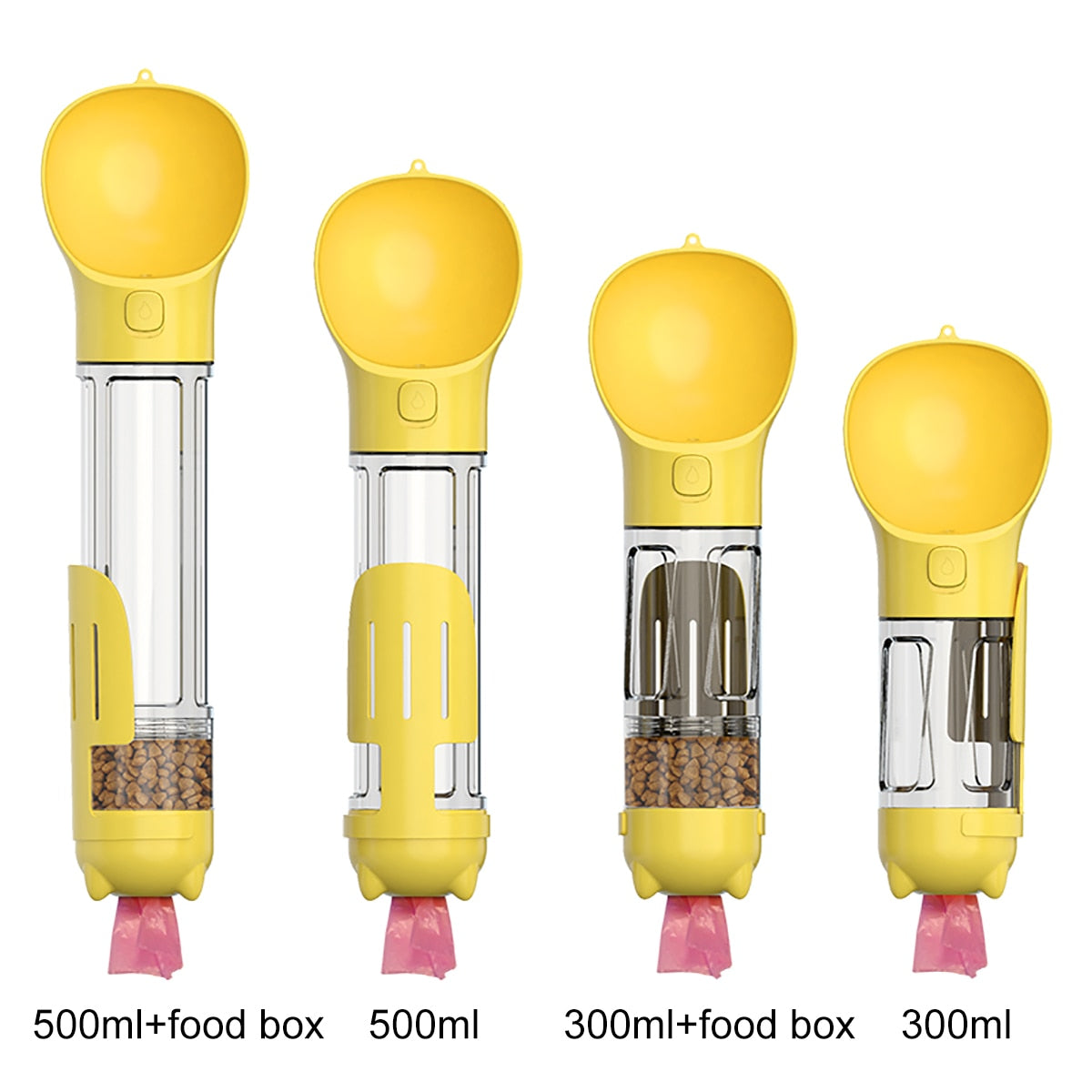 Portable Pet Water Bottle Food Feeder