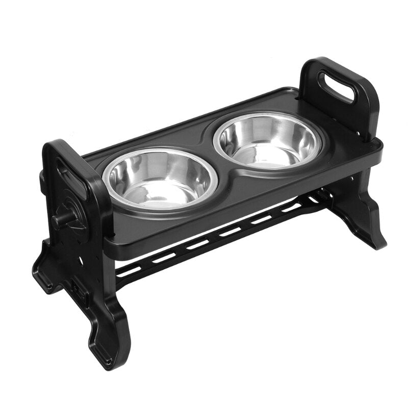 Anti-Slip Elevated Double Dog Bowls