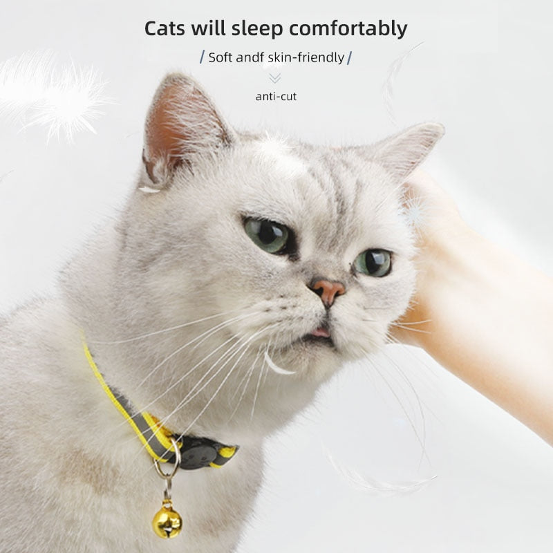 Adjustable Safety Reflective Cat Collars