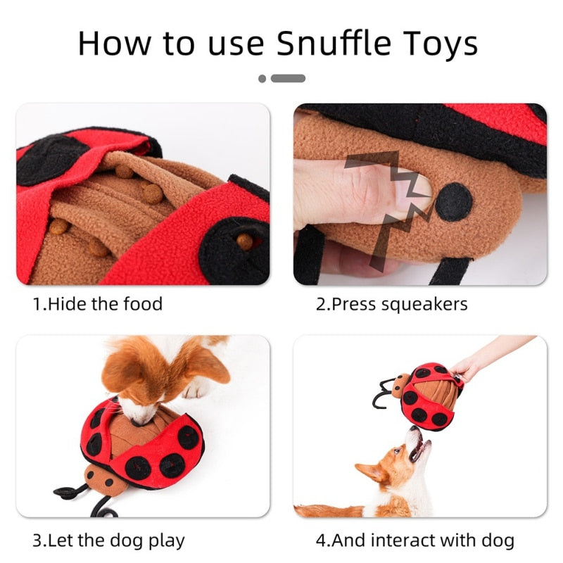 Dog Ladybird Snuffle Mat Toys