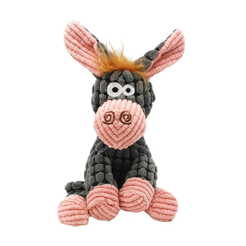 Dog Donkey Squeaking Toy