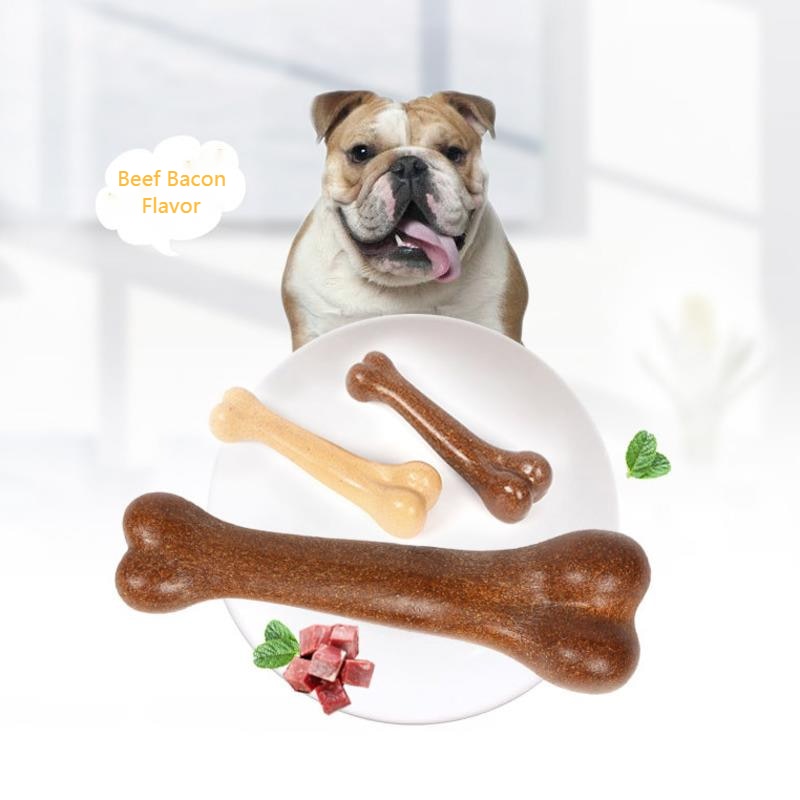 Dog Bone Natural Anti-bite Toys