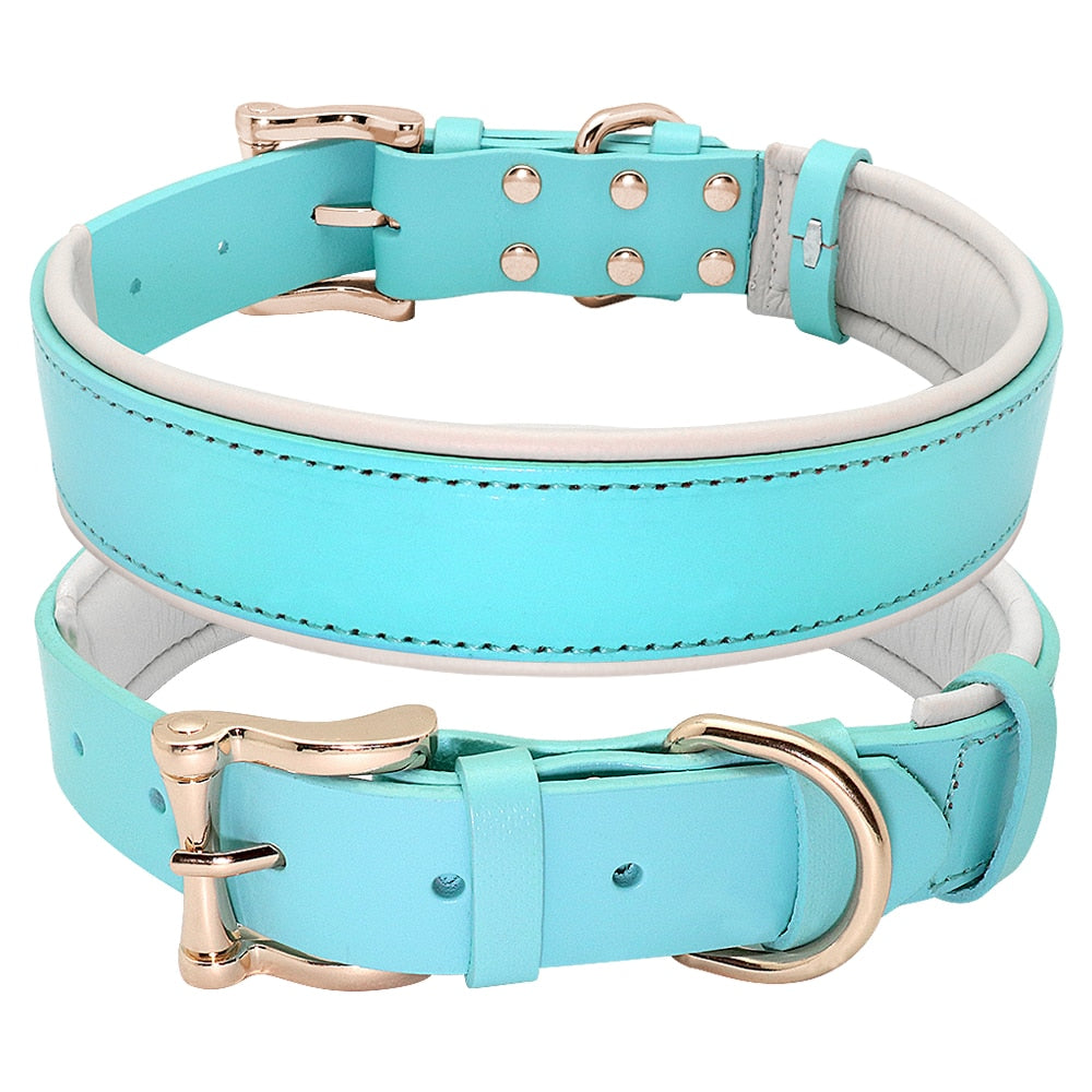 Leather Para Perro Big Dog Collars