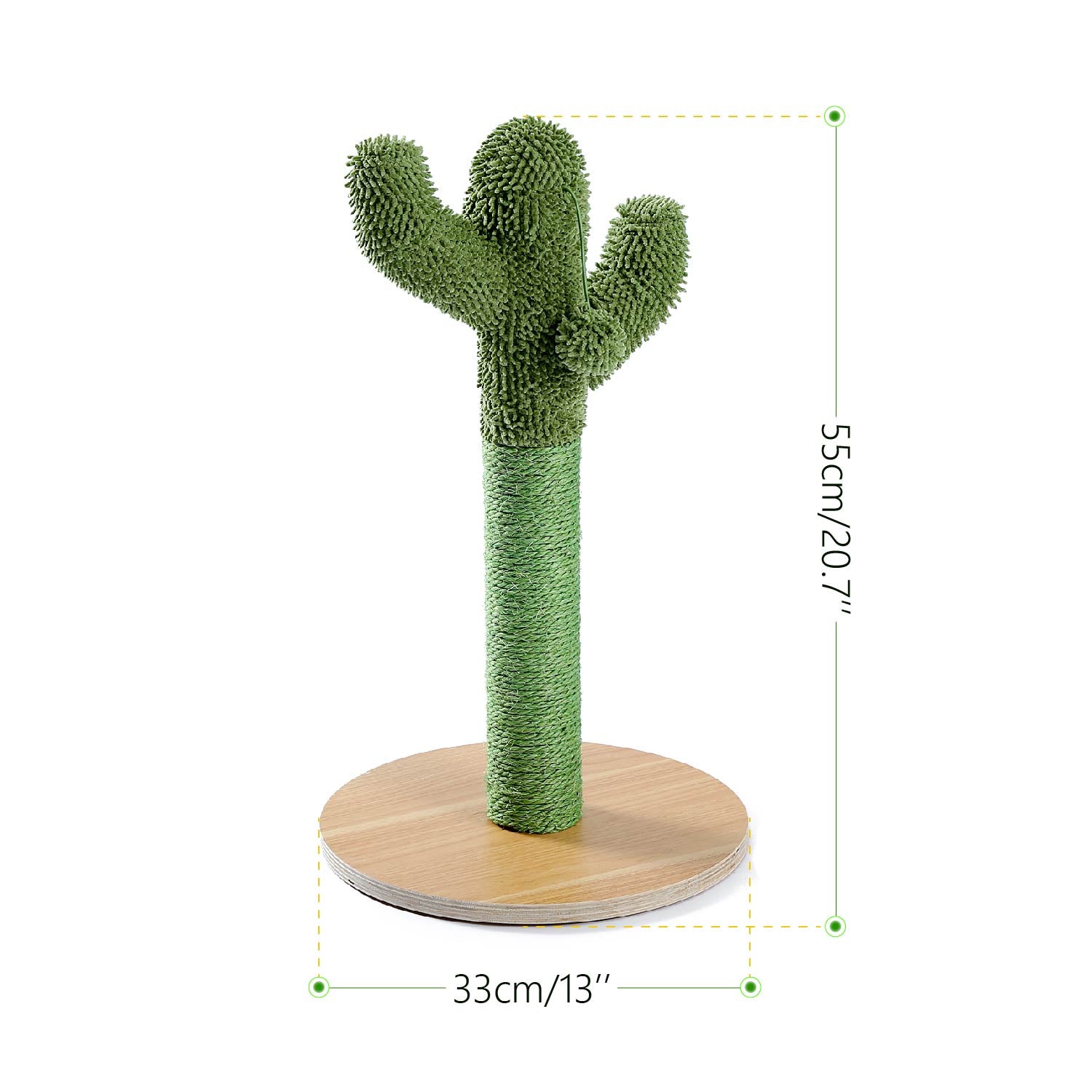 Cute Cactus Cat Scratching Tree