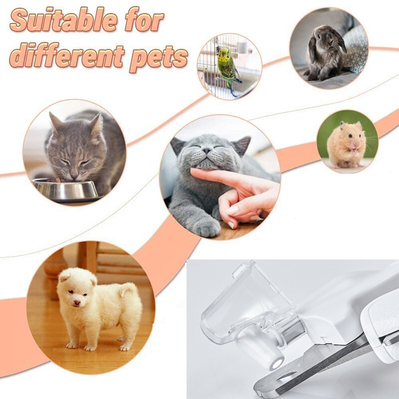 Cat Safety LED Nail Clipper