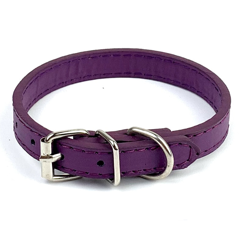 PU Leather Dog Neck Strap