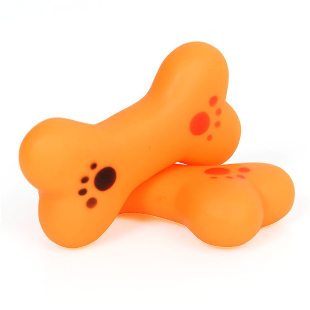 Rubber Puppy Squeaky Chew Toys