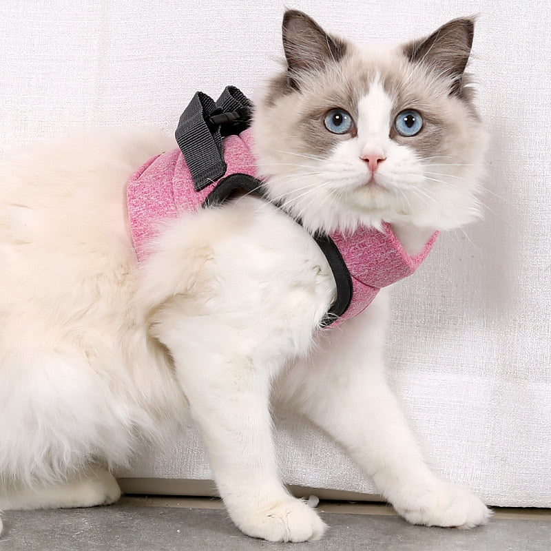 Adjustable Anti-Escape Cat Kitten Harness