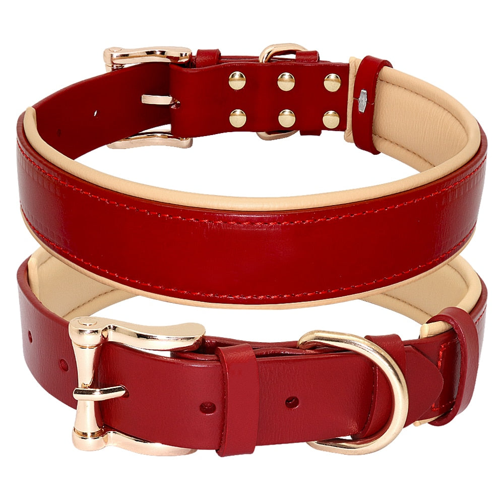 Leather Para Perro Big Dog Collars