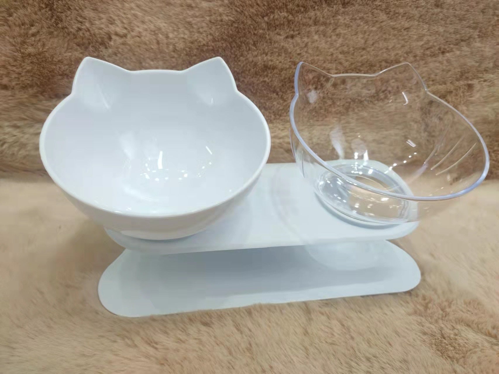 Non-Slip Double Cat Food Bowl