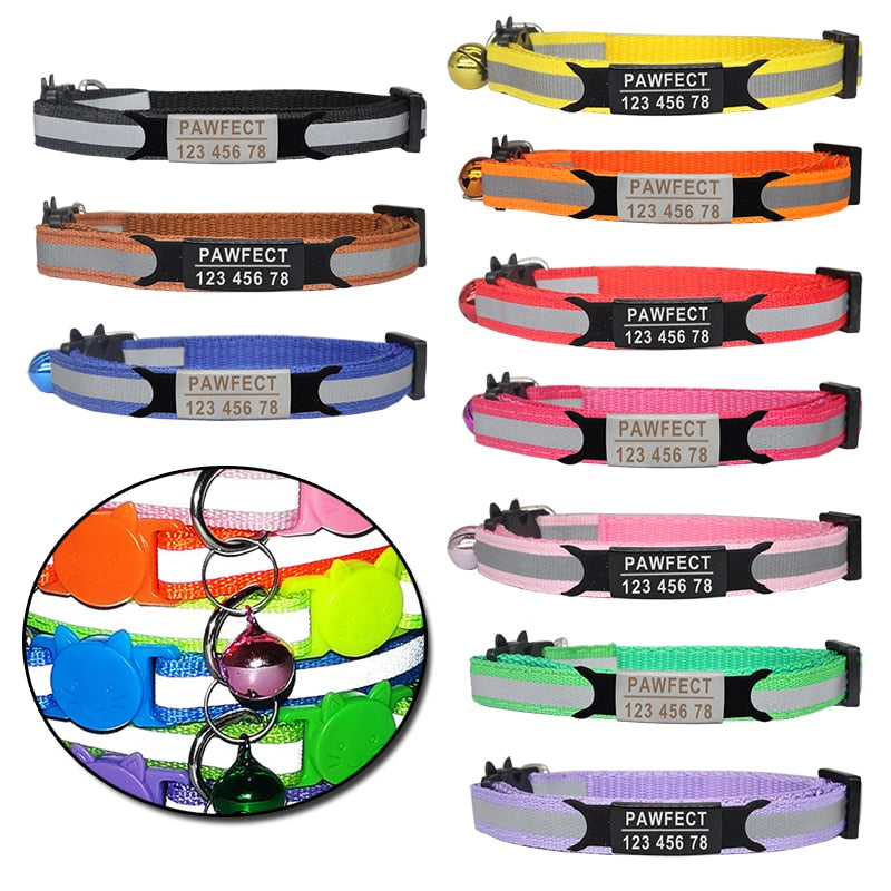 Reflective Cat Safety Buckle Collar