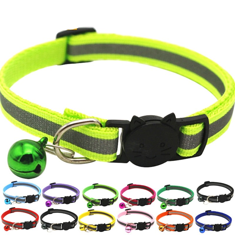 Adjustable Safety Reflective Cat Collars