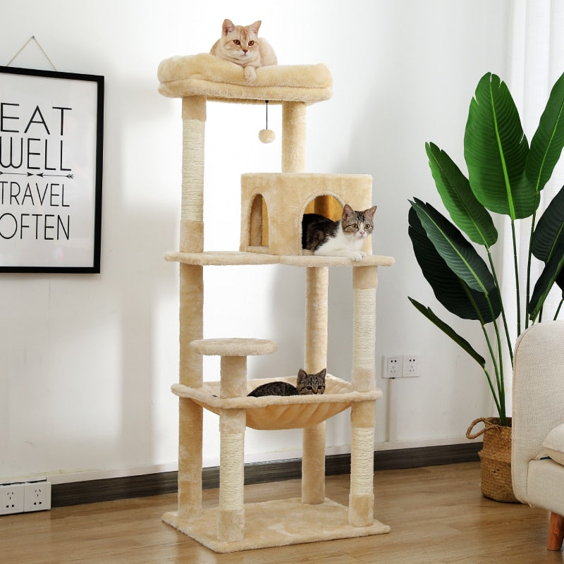 Cat Scratching Climbing Tree