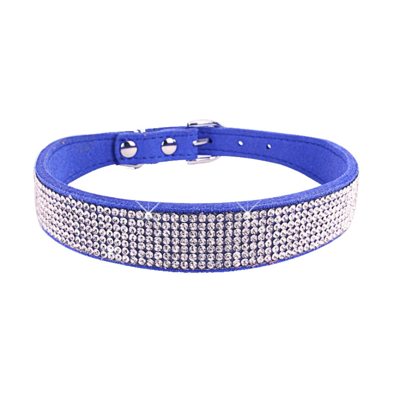 Glitter Rhinestone Pet Collars