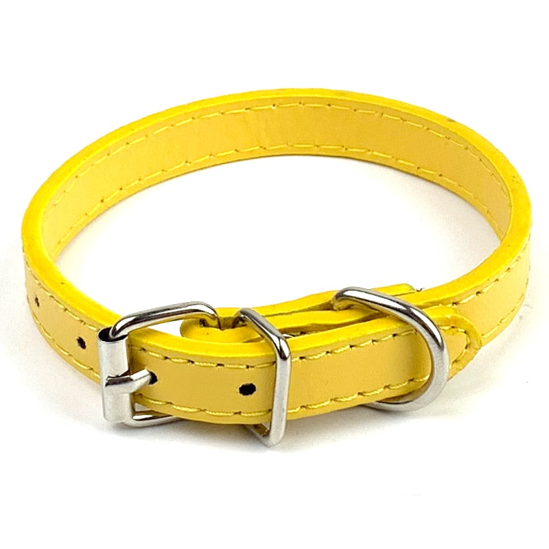 PU Leather Dog Neck Strap