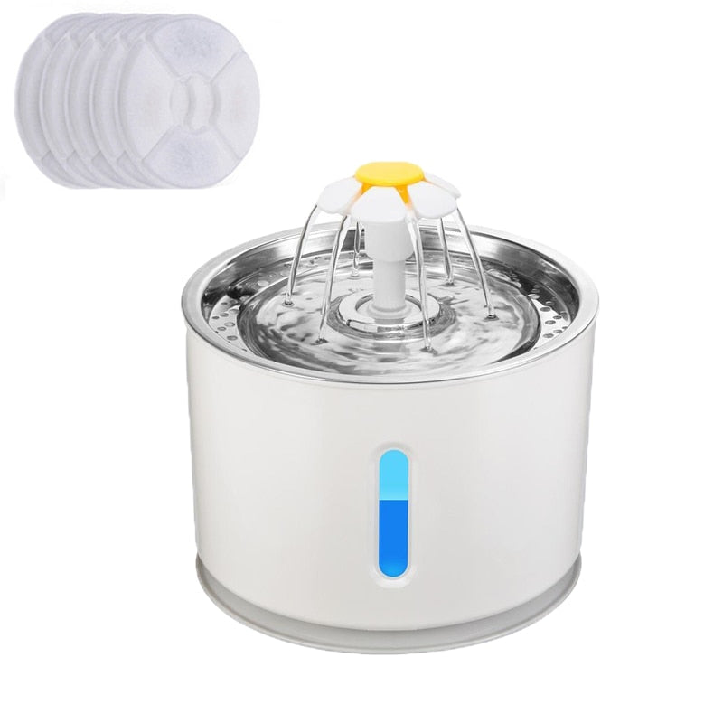 LED Automatic Cat Water Fountain