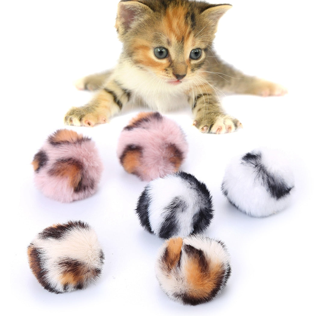 Cat Kitten Ball Chew Plush Toy