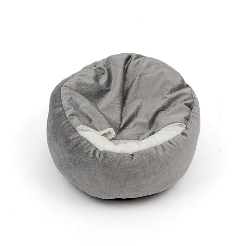 Orthopedic Dog Bed With Hooded Blanket