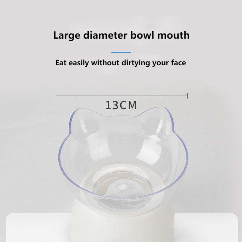 Cat Ear Shape Cat Feeding Bowl