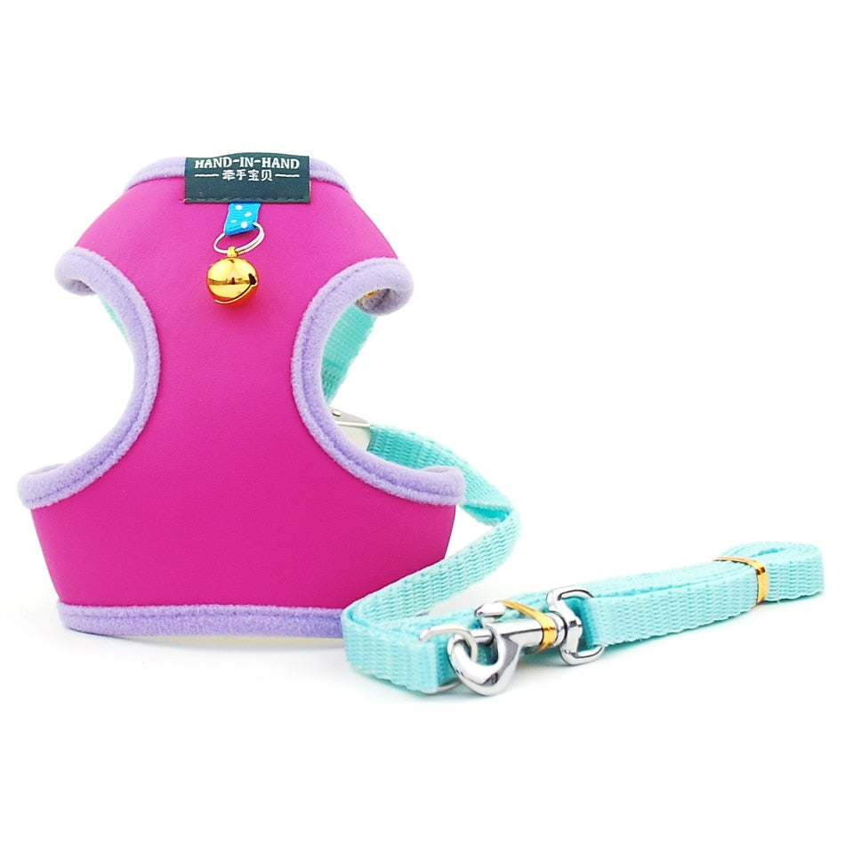 Pet Cat Harness Vest Leash