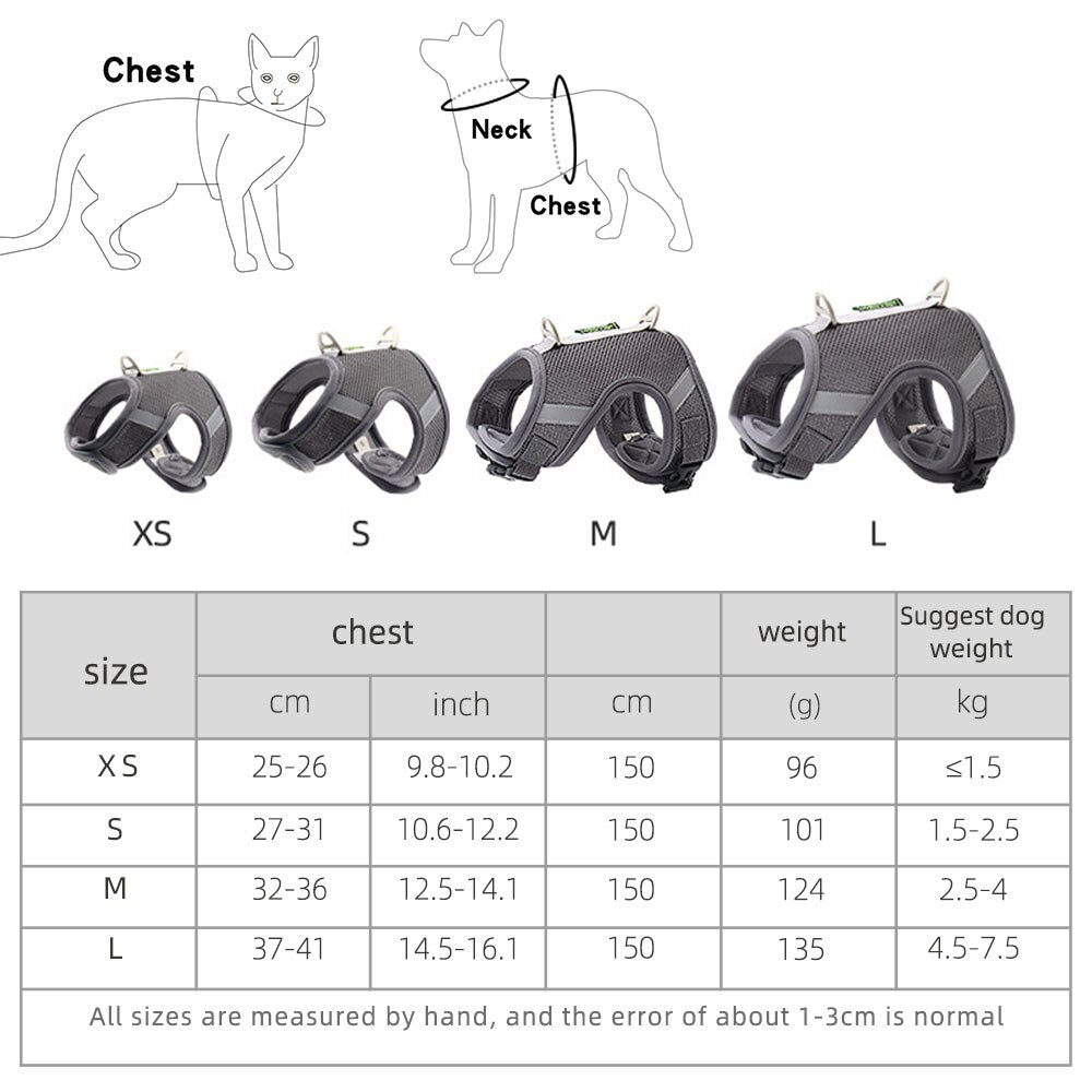 Cat Harness and Leash Set