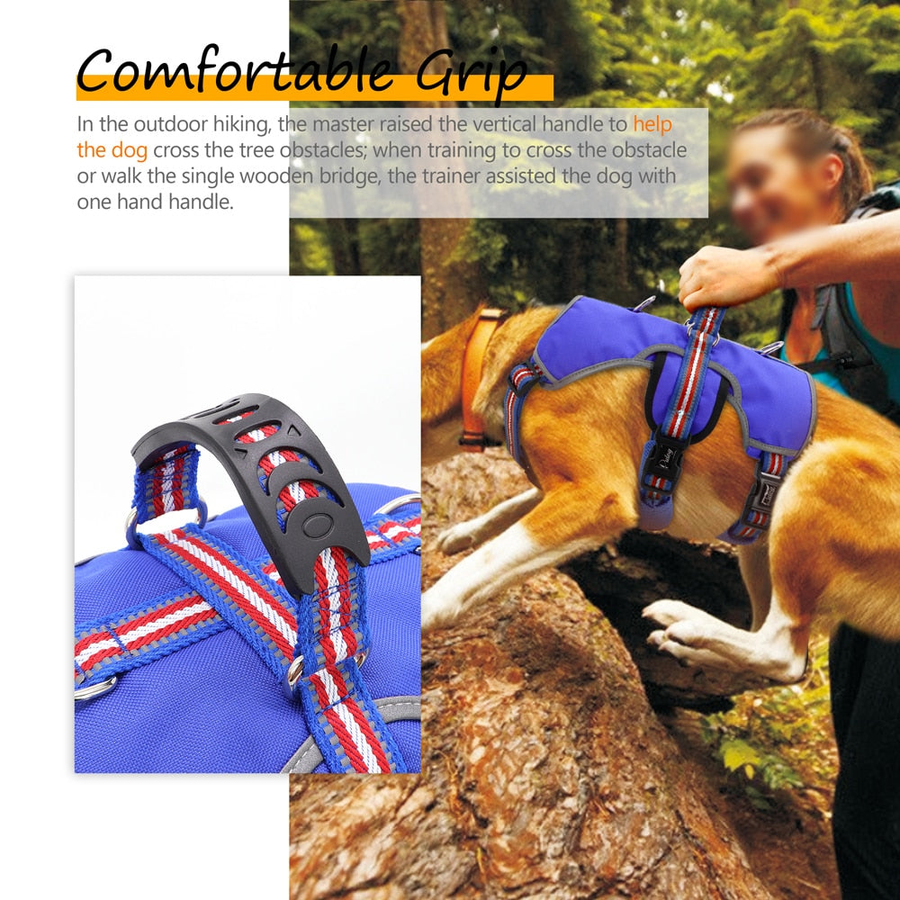 Nylon Reflective Large Dog Harness