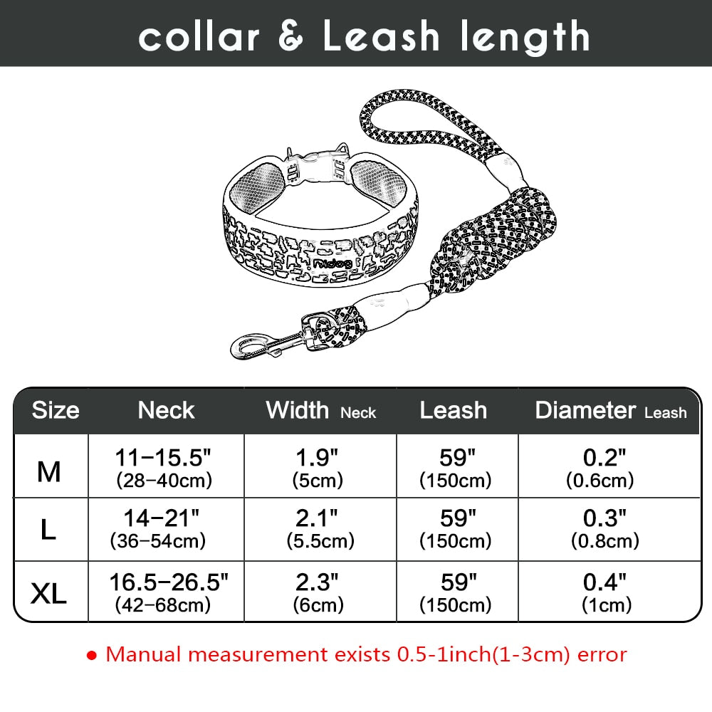 Breathable Nylon Mesh Dog Collar