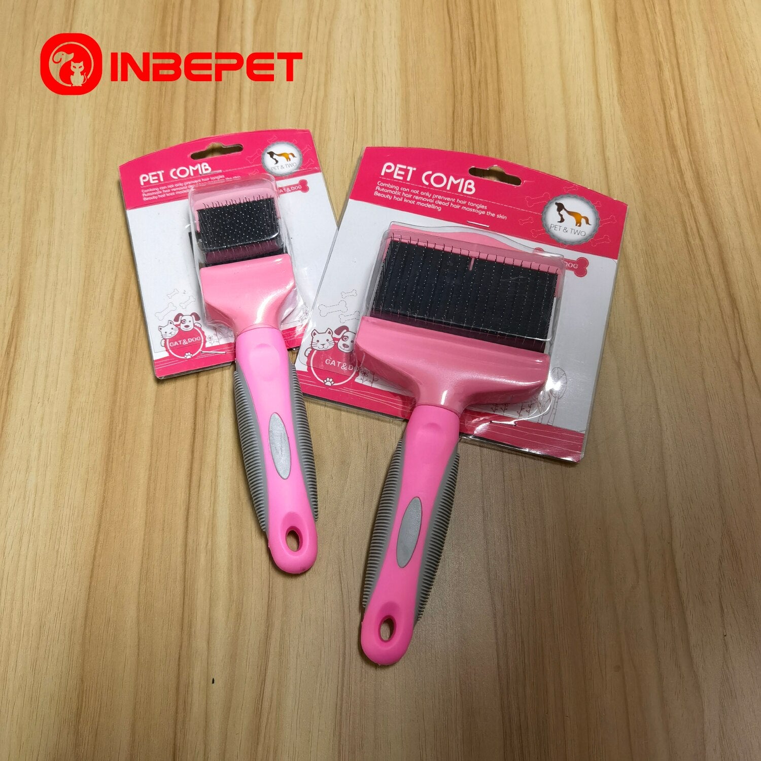 Pet Double Sided Pin Bristle Brush