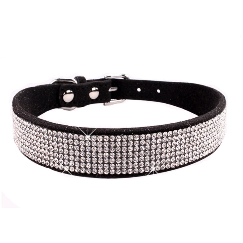 Glitter Rhinestone Pet Collars