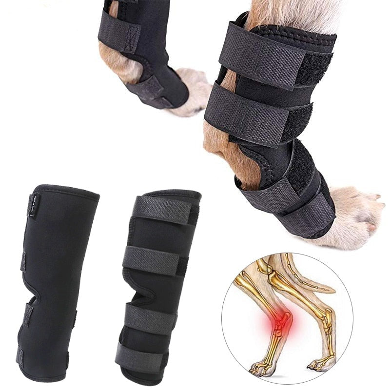 Dog Leg Knee Brace Straps