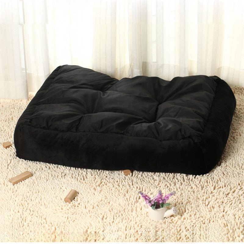 Bone Print Soft Fleece Dog Bed