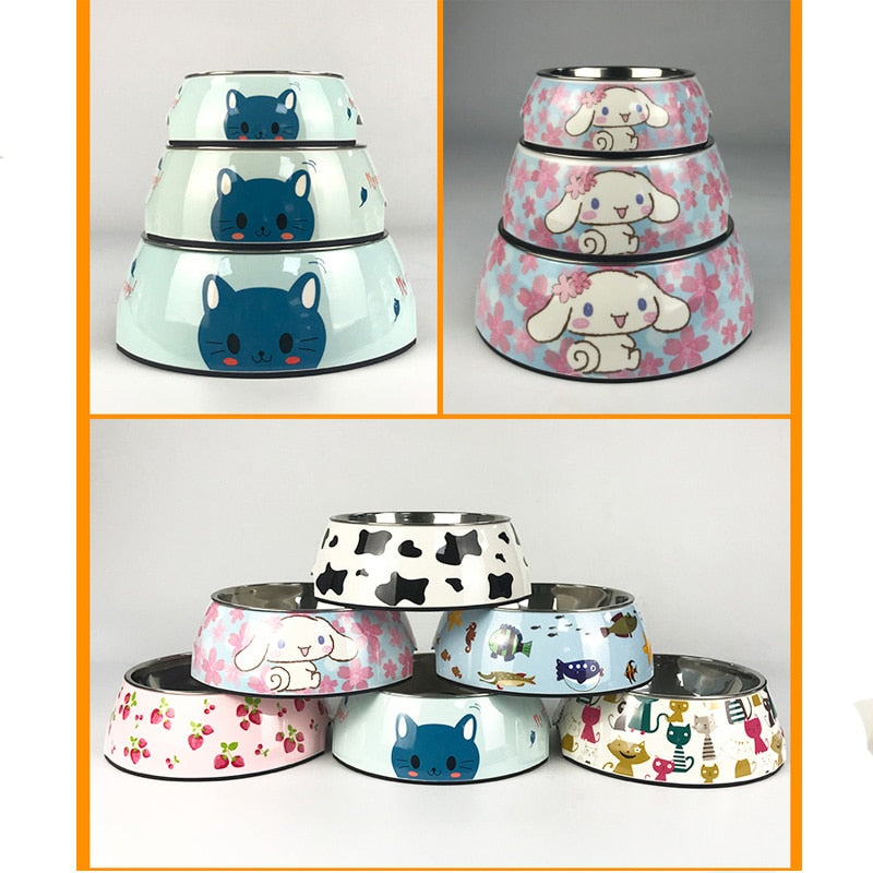 Removable Melamine pet bowl