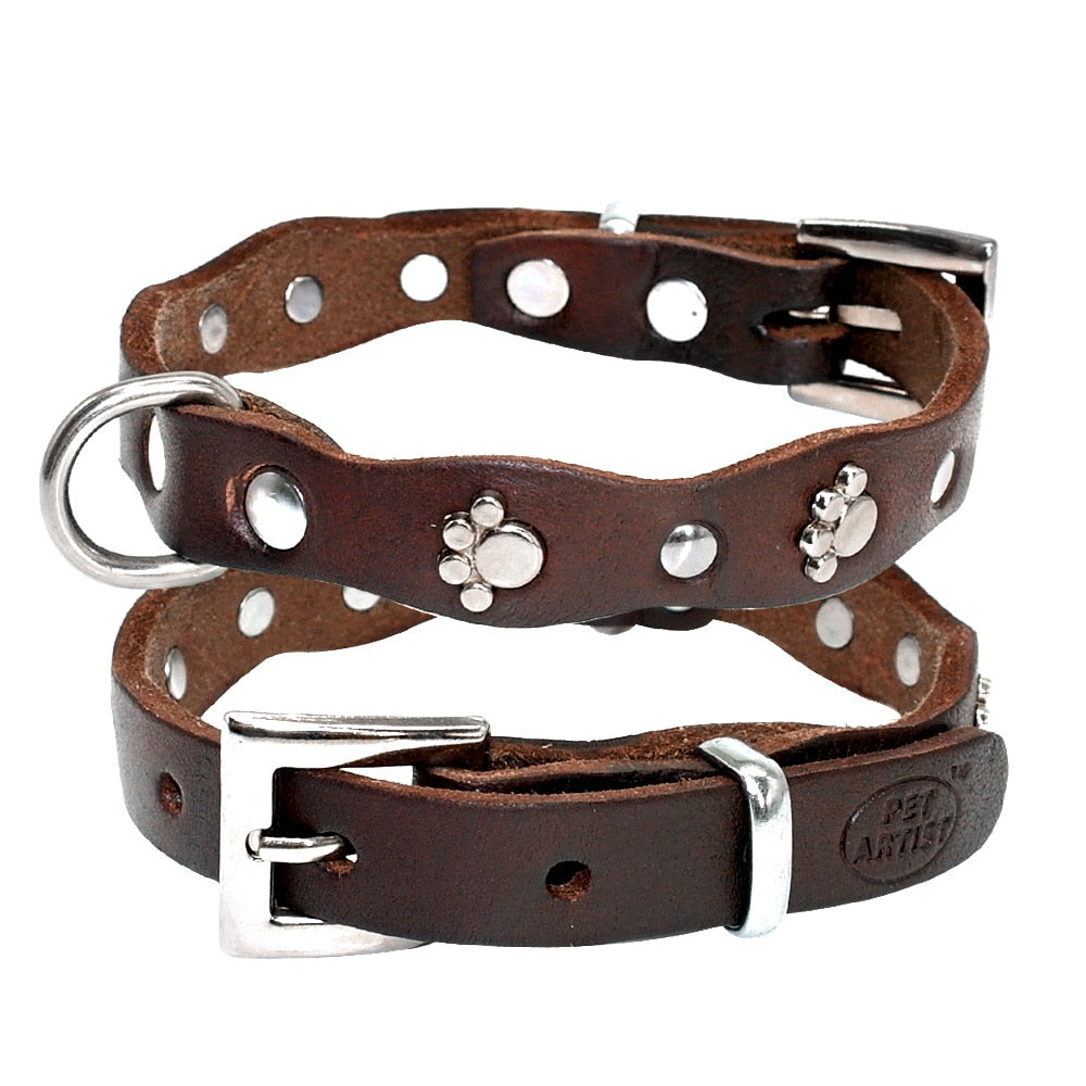 Genuine Leather Dog Collar