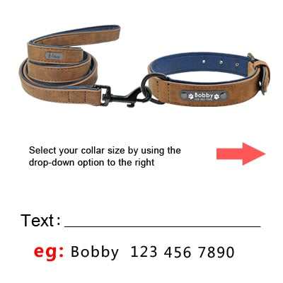 Custom Dog  Leather Collars