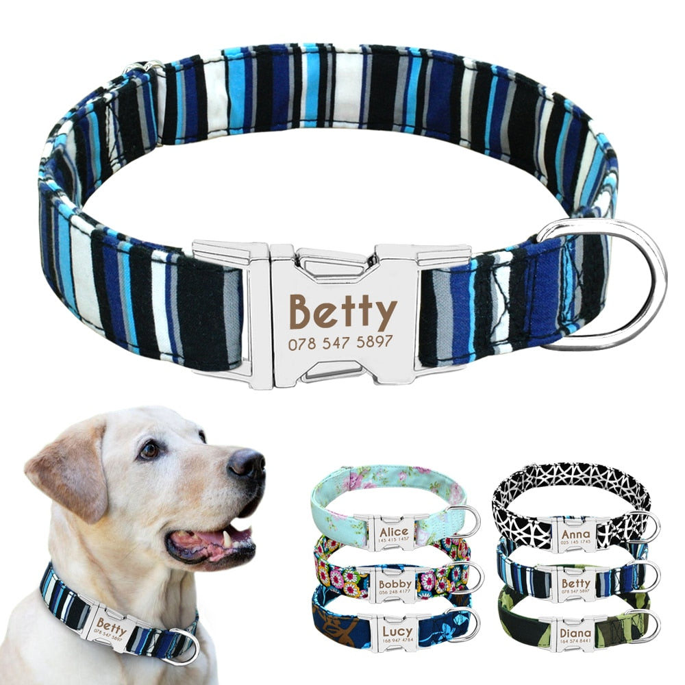 Custom Dog ID Tag Collar