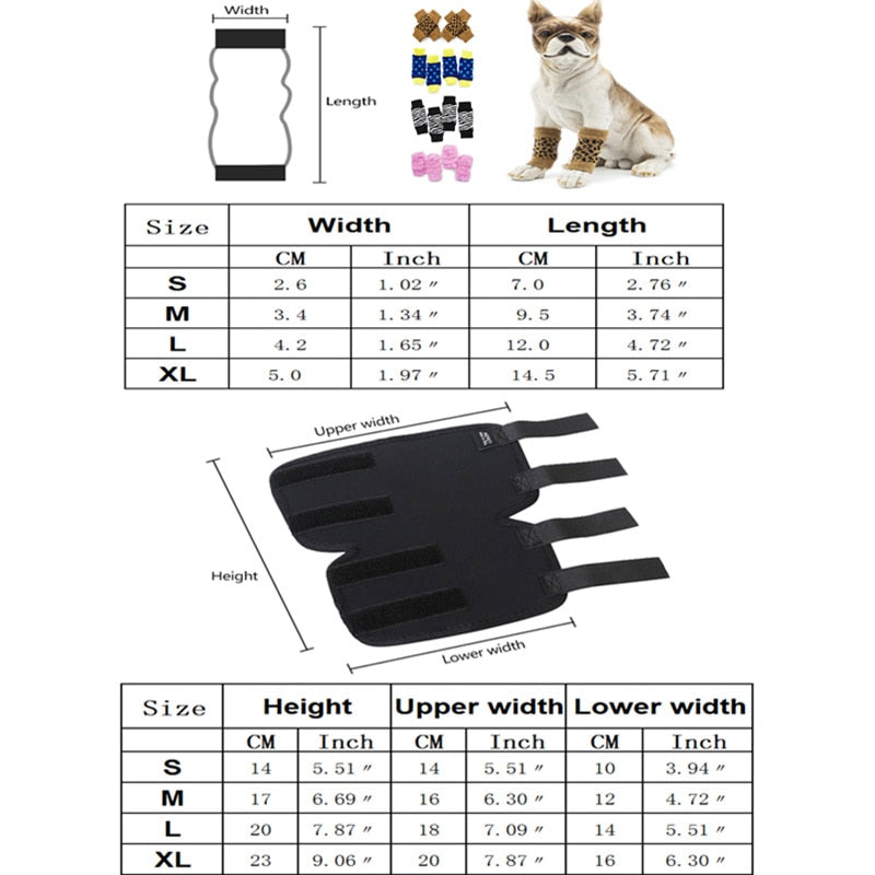 Dog Leg Knee Brace Straps