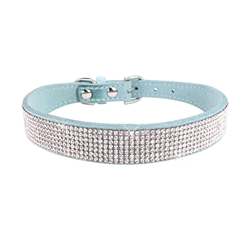 Glitter Rhinestone Pet Collars