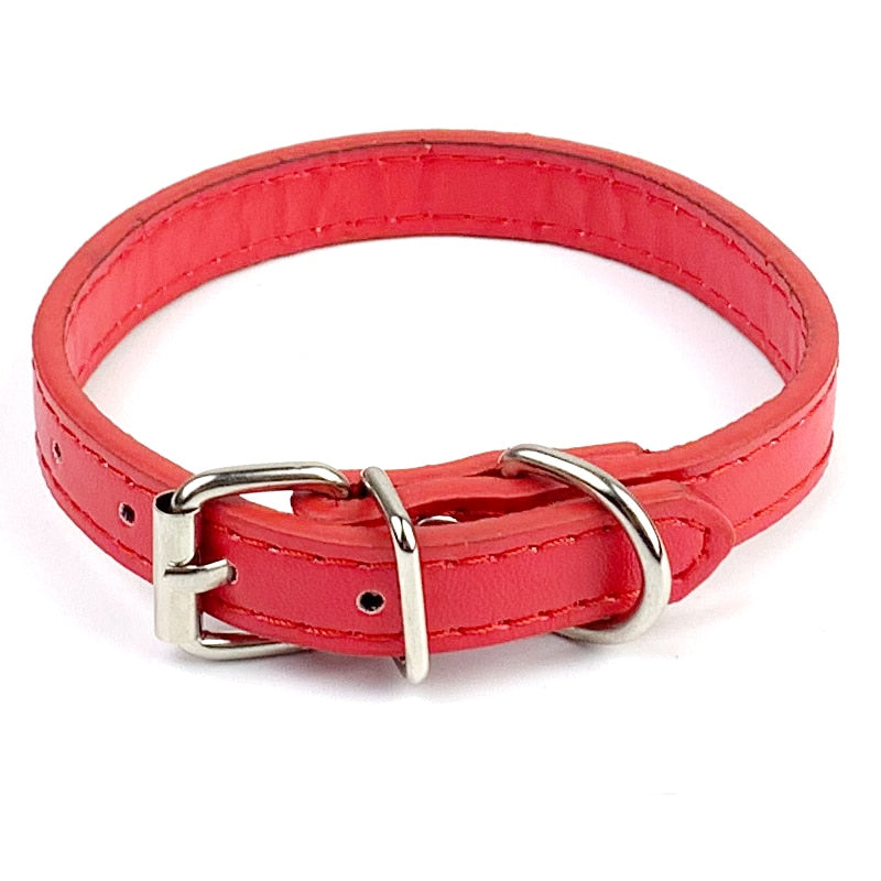 PU Leather Dog Neck Strap