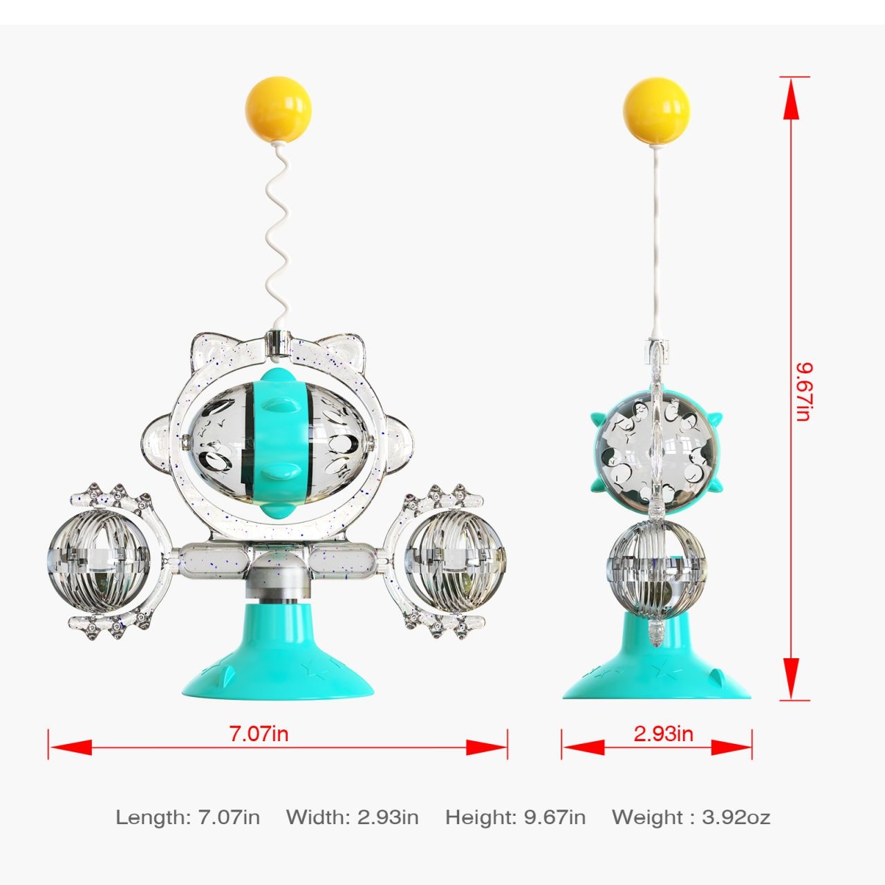 Cat Wheel Windwill Toy